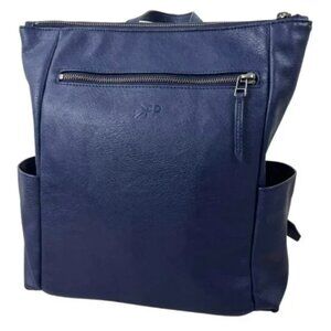 Freshly Picked Minimal Navy Blue Marina Backpack Diaper Bag Backpack